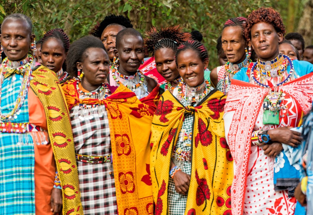 Maasai women working at Basecamp Masai Brand